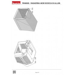 Makita Spare Parts for Lawnmower PM4850S