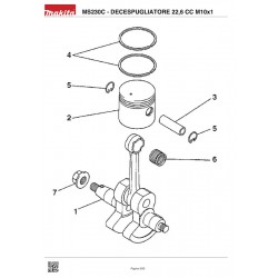 Ricambi Dolmar per Decespugliatore MS230C