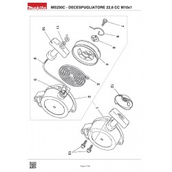 Ricambi Dolmar per Decespugliatore MS230C