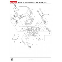 Ricambi Dolmar per Decespugliatore 4-T MS251.4
