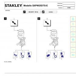 Stanley Spare Parts for Pressure Washer SXPW25DTS-E