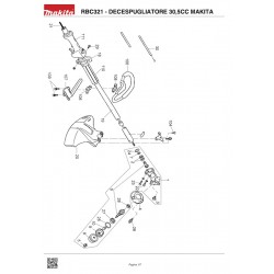Makita Spare Parts for Bruschcutter 30,5CC RBC321