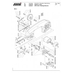 Femi Spare Parts for Band Saw 795 - 796 8488020 - 8488021