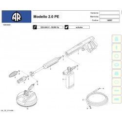 Annovi & Reverberi Parts for Pressure Washer 2.0 PE