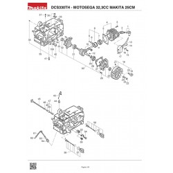 Makita Spare Parts for Chainsaw DCS330TH