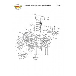 Meccanica Benassi Spare Parts for Hoe-Tiller RL 328 Special