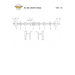 Ricambi Meccanica Benassi per Motozappatrice RL 328 Special