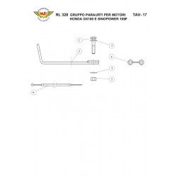 Meccanica Benassi Spare Parts for Hoe-Tiller RL 328 Special