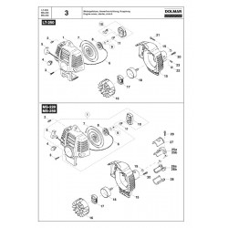 Dolmar Spare Parts for Grass Trimmer MS-250