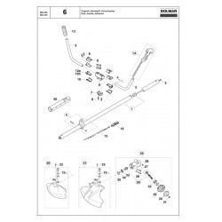 Dolmar Spare Parts for Grass Trimmer MS-250