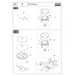 Dolmar Spare Parts for Grass Trimmer MS-250