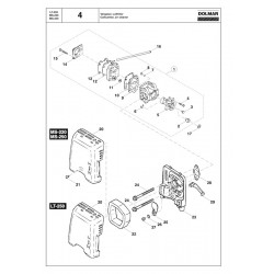 Dolmar Spare Parts for Grass Trimmer LT-250