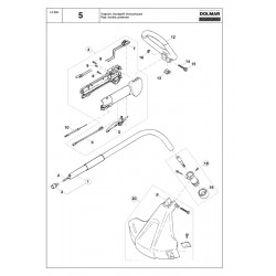 Dolmar Spare Parts for Grass Trimmer LT-250