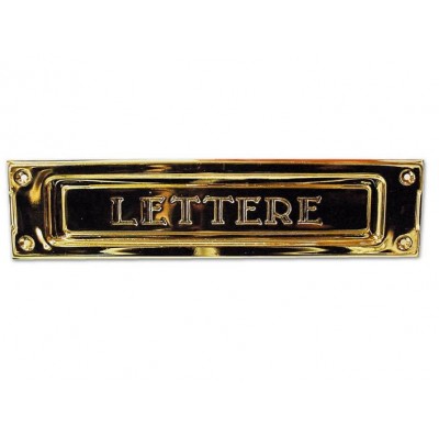 Brass Letters hole