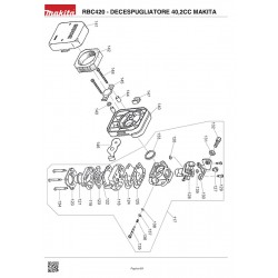 Makita Spare Parts for BruschCutter RBC420
