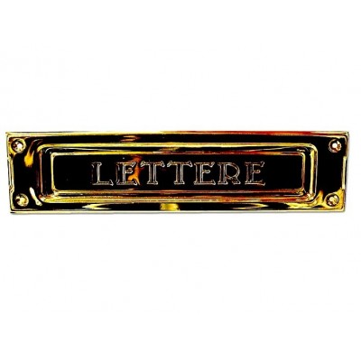Buca per Lettere Bronzata