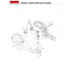 Dolmar Spare Parts for Cordless Blower AG3628