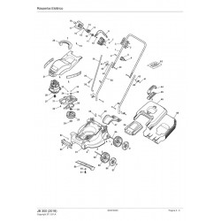 Ricambi Castor per Tagliaerba Elettrico JB300