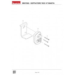 Makita Spare Parts for Petrol Blower BBX7600