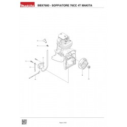 Ricambi Makita per Soffiatore a Benzina BBX7600