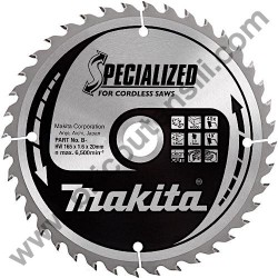 Cordless Saws Blade Specialized 165X20X40T Wood Makita B-32960