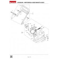 Makita Spare Parts for Chainsaw DCS52/45