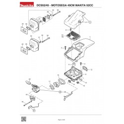 Makita Spare Parts for Chainsaw DCS52/45