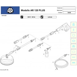 Ricambi per Idropulitrice Annovi & Reverberi AR 120 PLUS - 14845