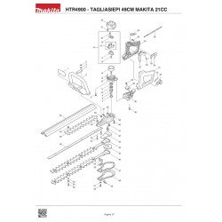 Ricambi Makita per Tagliasiepi HTR4900