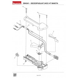 Makita Spare Parts for Brusch Cutter EM4341