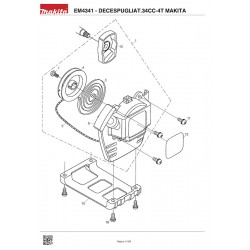 Ricambi Makita per Decespugliatore EM4341