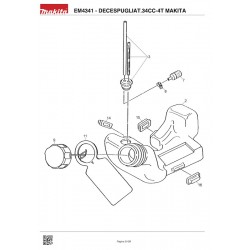 Makita Spare Parts for Brusch Cutter EM4341