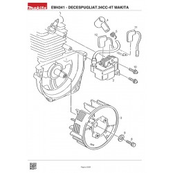 Ricambi Makita per Decespugliatore EM4341