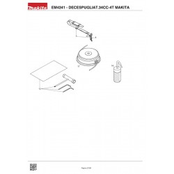 Ricambi Makita per Decespugliatore EM4341
