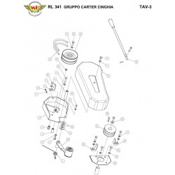 Ricambi Meccanica Benassi per Motozappatrice RL 341 10-2012