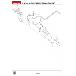 Ricambi Dolmar per Soffiatore 75,6CC PB7650.4