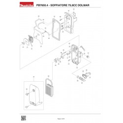 Ricambi Dolmar per Soffiatore 75,6CC PB7650.4