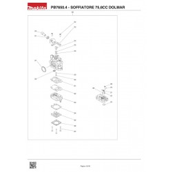 Dolmar Spare Parts for Back Pack Blower PB7650.4