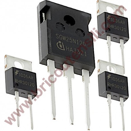 Kit IGBT + Diode for Inverter Telwin Force 125