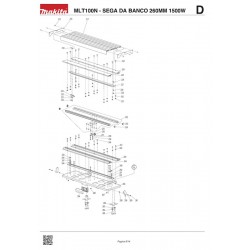 Ricambi Makita per Sega da Banco MLT100N