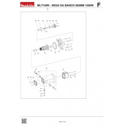 Makita Spare Parts for Table Saw MLT100N