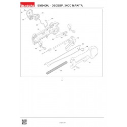 Makita Spare Parts for Brushcutter EM3400L