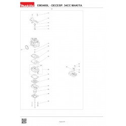 Ricambi Makita per Decespugliatore EM3400L