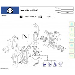 Ricambi per Idropulitrice Annovi & Reverberi AR  e-1600P
