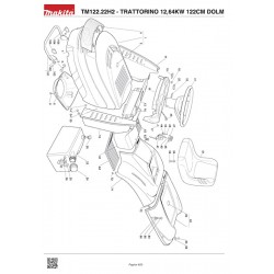 Dolmar Spare Parts for Lawn Tractor TM122.22H2