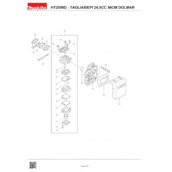 Dolmar Spare Parts for Hedge Trimmer HT2556D