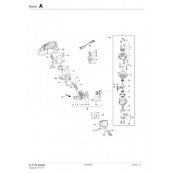 Alpina Spare Parts for Petrol Hedge Trimmer AHT 60