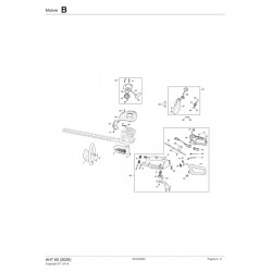 Alpina Spare Parts for Petrol Hedge Trimmer AHT 60