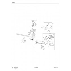 Castelgarden Spare Parts for Petrol Hedge Trimmer XH 60