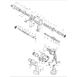 Makita Spare Parts for Rotary Hammer Drill HR160D
